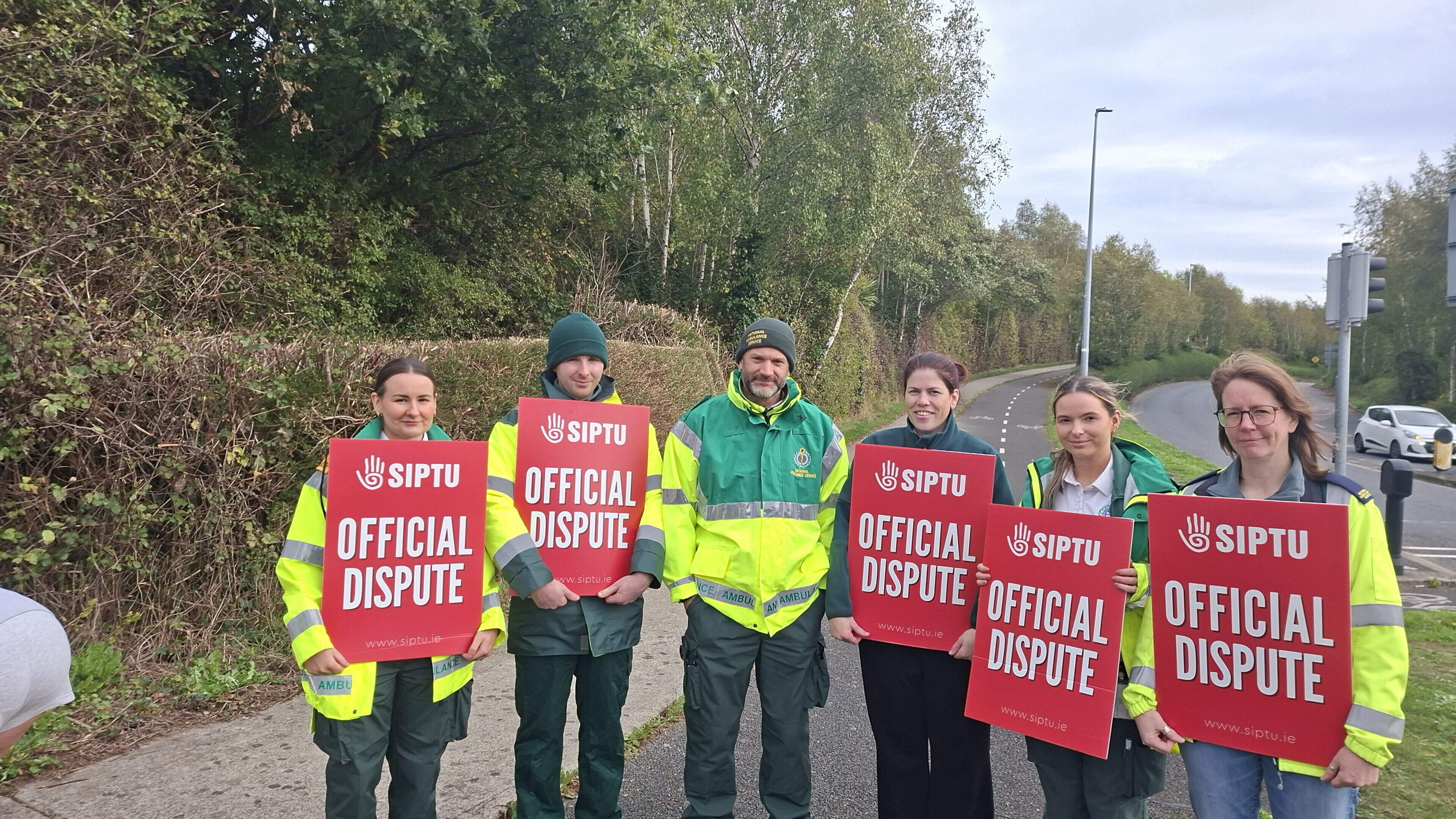 Health service staff in Wicklow take to the picket line as part of national strike action